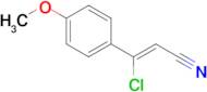 3-Chloro-3-(4-methoxyphenyl)acrylonitrile