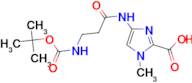 4-(3-tert-Butoxycarbonylaminopropionylamino)-1-methyl-1H-imidazole-2-carboxylic acid