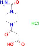 3-(4-Carbamoylpiperazin-1-yl)-3-oxopropionic acid hydrochloride