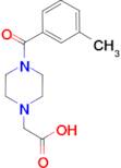 [4-(3-Methyl-benzoyl)-piperazin-1-yl]-acetic acid