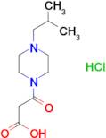 3-(4-iso-Butylpiperazin-1-yl)-3-oxopropionic acid hydrochloride