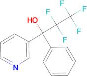 2,2,3,3,3-Pentafluoro-1-phenyl-1-(pyridin-3-yl)propan-1-ol