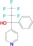 2,2,3,3,3-Pentafluoro-1-phenyl-1-(pyridin-4-yl)propan-1-ol