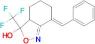 7-[1-Phenylmeth-(E)-ylidine]-3-trifluoromethyl-3,3a,4,5,6,7-hexahydrobenzo[c]isoxazol-3-ol