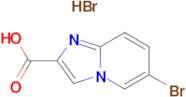 6-Bromo-imidazo[1,2-a]pyridine-2-carboxylic acid hydrobromide