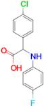 (4-Chloro-phenyl)-(4-fluoro-phenylamino)-acetic acid