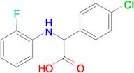 (4-Chloro-phenyl)-(2-fluoro-phenylamino)-acetic acid