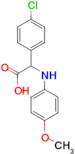 (4-Chloro-phenyl)-(4-methoxy-phenylamino)-acetic acid