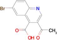 3-Acetyl-6-bromo-quinoline-4-carboxylic acid