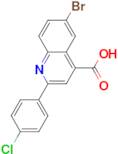 6-Bromo-2-(4-chloro-phenyl)-quinoline-4-carboxylic acid