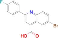 6-Bromo-2-(4-fluoro-phenyl)-quinoline-4-carboxylic acid