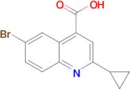 6-Bromo-2-cyclopropyl-quinoline-4-carboxylic acid