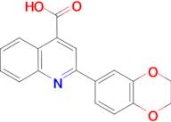 2-(2,3-Dihydro-benzo[1,4]dioxin-6-yl)-quinoline-4-carboxylic acid