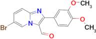 6-Bromo-2-(3,4-dimethoxy-phenyl)-imidazo[1,2-a]-pyridine-3-carbaldehyde