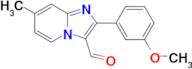 2-(3-Methoxy-phenyl)-7-methyl-imidazo[1,2-a]-pyridine-3-carbaldehyde