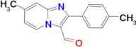 7-Methyl-2-p-tolyl-imidazo[1,2-a]pyridine-3-carboxaldehyde