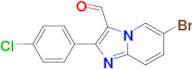 6-Bromo-2-(4-chloro-phenyl)-imidazo[1,2-a]-pyridine-3-carbaldehyde