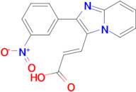 3-[2-(3-Nitro-phenyl)-imidazo[1,2-a]pyridin-3-yl]-acrylic acid