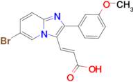 3-[6-Bromo-2-(3-methoxy-phenyl)-imidazo[1,2-a]-pyridin-3-yl]-acrylic acid