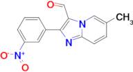 6-Methyl-2-(3-nitropyridinephenyl)imidazo[1,2-a]--3-carbaldehyde