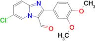 6-Chloro-2-(3,4-dimethoxyphenyl)imidazo[1,2-a]pyridine-3-carboxaldehyde