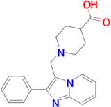 1-(2-Phenyl-imidazo[1,2-a]pyridin-3-ylmethyl)-piperidine-4-carboxylic acid