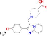 1-[2-(4-Methoxy-phenyl)-imidazo[1,2-a]pyridin-3-ylmethyl]-piperidine-4-carboxylic acid