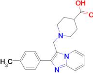 1-{[2-(p-Tolyl)imidazo[1,2-a]pyridin-3-yl]methyl}piperidine-4-carboxylic acid