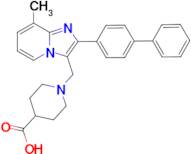 1-(2-Biphenyl-4-yl-8-methyl-imidazo[1,2-a]pyridin-3-ylmethyl)-piperidine-4-carboxylic acid