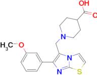 1-[6-(3-Methoxy-phenyl)-imidazo[2,1-b]thiazol-5-ylmethyl]-piperidine-4-carboxylic acid