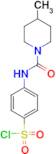 4-[(4-Methyl-piperidine-1-carbonyl)-amino]-benzenesulfonyl chloride