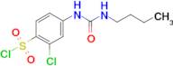 4-(3-Butyl-ureido)-2-chloro-benzenesulfonylchloride