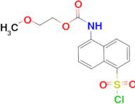 (5-Chlorosulfonyl-naphthalen-1-yl)-carbamic acid2-methoxy-ethyl ester