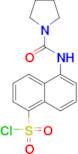 5-[(Pyrrolidine-1-carbonyl)-amino]-naphthalene-1-sulfonyl chloride