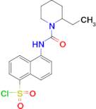 5-[(2-Ethyl-piperidine-1-carbonyl)-amino]-naphthalene-1-sulfonyl chloride