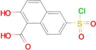 6-Chlorosulfonyl-2-hydroxy-naphthalene-1-carboxylic acid