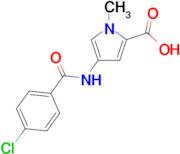 4-(4-Chloro-benzoylamino)-1-methyl-1H-pyrrole-2-carboxylic acid