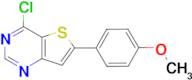 4-Chloro-6-(4-methoxy-phenyl)-thieno[3,2-d]-pyrimidine