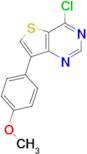 4-Chloro-7-(4-methoxy-phenyl)-thieno[3,2-d]-pyrimidine