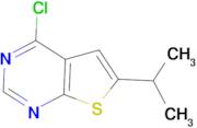 4-Chloro-6-isopropyl-thieno[2,3-d]pyrimidine