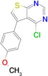 4-Chloro-5-(4-methoxy-phenyl)-thieno[2,3-d]-pyrimidine