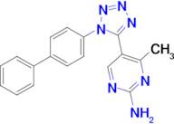 5-(1-Biphenyl-4-yl-1H-tetrazol-5-yl)-4-methyl-pyrimidin-2-ylamine