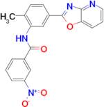 N-(2-Methyl-5-oxazolo[4,5-b]pyridin-2-yl-phenyl)-3-nitro-benzamide