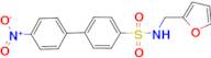 4'-Nitro-biphenyl-4-sulfonic acid(furan-2-ylmethyl)-amide