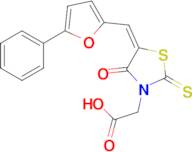 [4-Oxo-5-(5-phenyl-furan-2-ylmethylene)-2-thioxo-thiazolidin-3-yl]-acetic acid