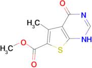 Methyl 5-methyl-4-oxo-3,4-dihydrothieno[2,3-d]-pyrimidine-6-carboxylate