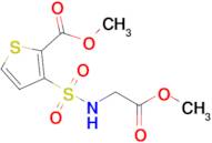 Methyl N-(methoxycarbonylmethyl)-3-sulfamoyl-2-thiophenecarboxylate