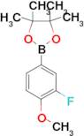2-(3-Fluoro-4-methoxyphenyl)4,4,5,5-tetramethyl-1,3,2-dioxaborolane