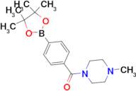 (4-Methyl-piperazine-1-yl)-[4-(4,4,5,5-tetramethyl-1,3,2-dioxaborolan-2-yl)-phenyl]-methanone