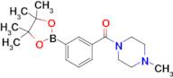 N-(4-Methyl-piperazine)-3-(4,4,5,5-tetramethyl-1,3,2-dioxaborolane-2-yl)benzamide